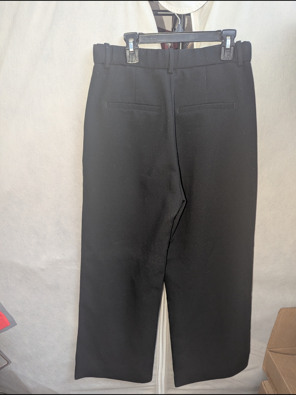 Abercrombie And Fitch - Sloan Tailored Wide Leg Pants (Cream Or Black) - Picture 4 of 8